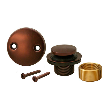 JONES STEPHENS Old World Bronze Two-Hole Toe Touch Conversion Kit B5156WB
